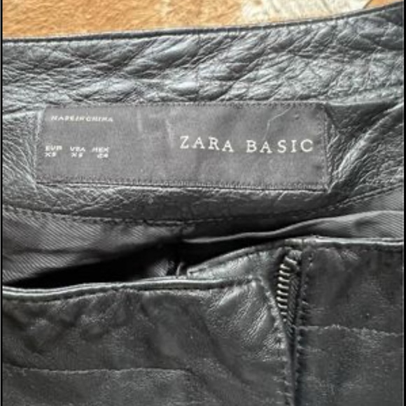 Zara leather coat - Picture 4 of 4